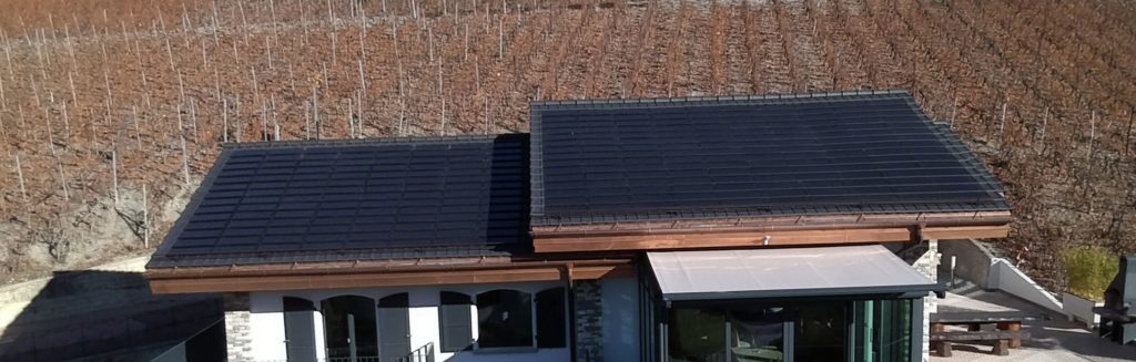 Installation photovoltaïque intégrée à la toiture